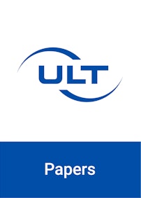 Icon with ULT logo on white ground
