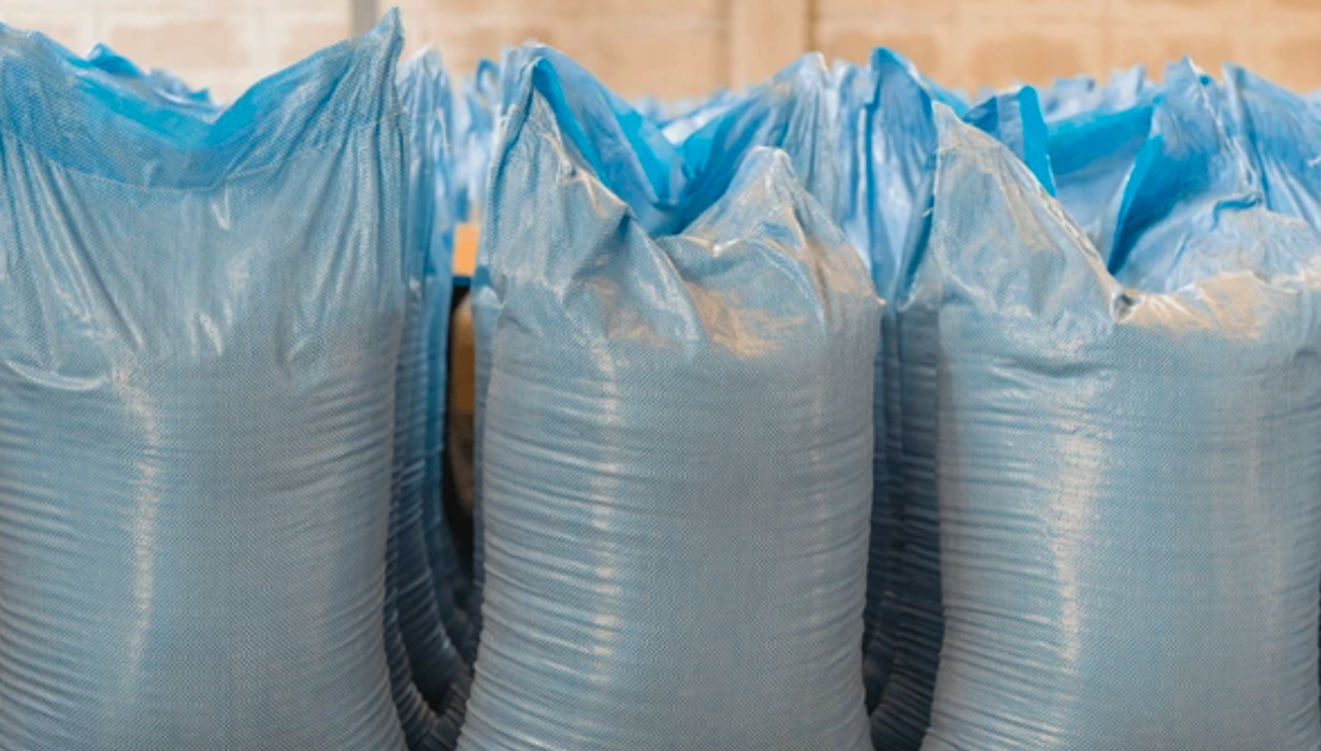 Several sacks with bulk goods