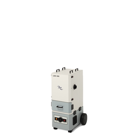 Light and dark grey system with dust collector
