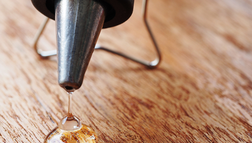 Glueing produces harmful odors to be removed